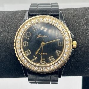 Vintage Gold & Black Men's Watch